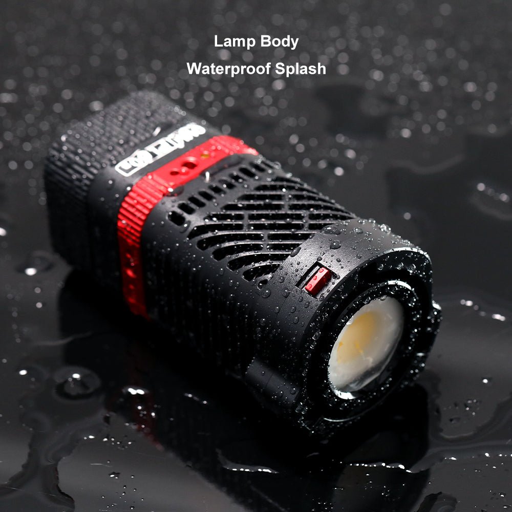 GVM - PL60B Waterproof External Model 60W Flashlight Light (Dual Color Temperature) - GVM