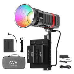 GVM PL60C Waterproof External 60W RGB Flashlight with Battery - GVM