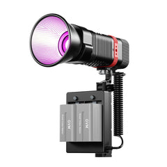 GVM PL60C Waterproof External 60W RGB Flashlight with Battery - JIAN CHENG TECHNOLOGY INC.