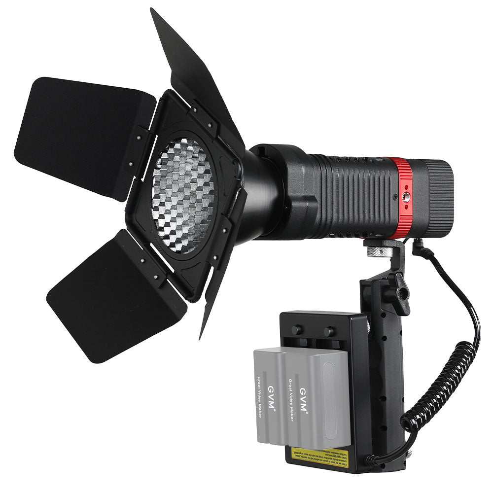 GVM PL60C Waterproof External 60W RGB Flashlight with Battery - JIAN CHENG TECHNOLOGY INC.