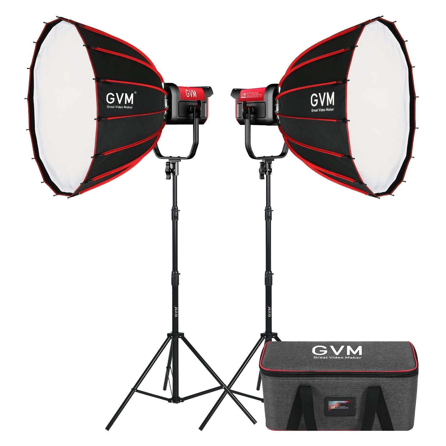 GVM PRO - SD200B 200W Bi - Color Mesh Bluetooth Monolight - JIAN CHENG TECHNOLOGY INC.