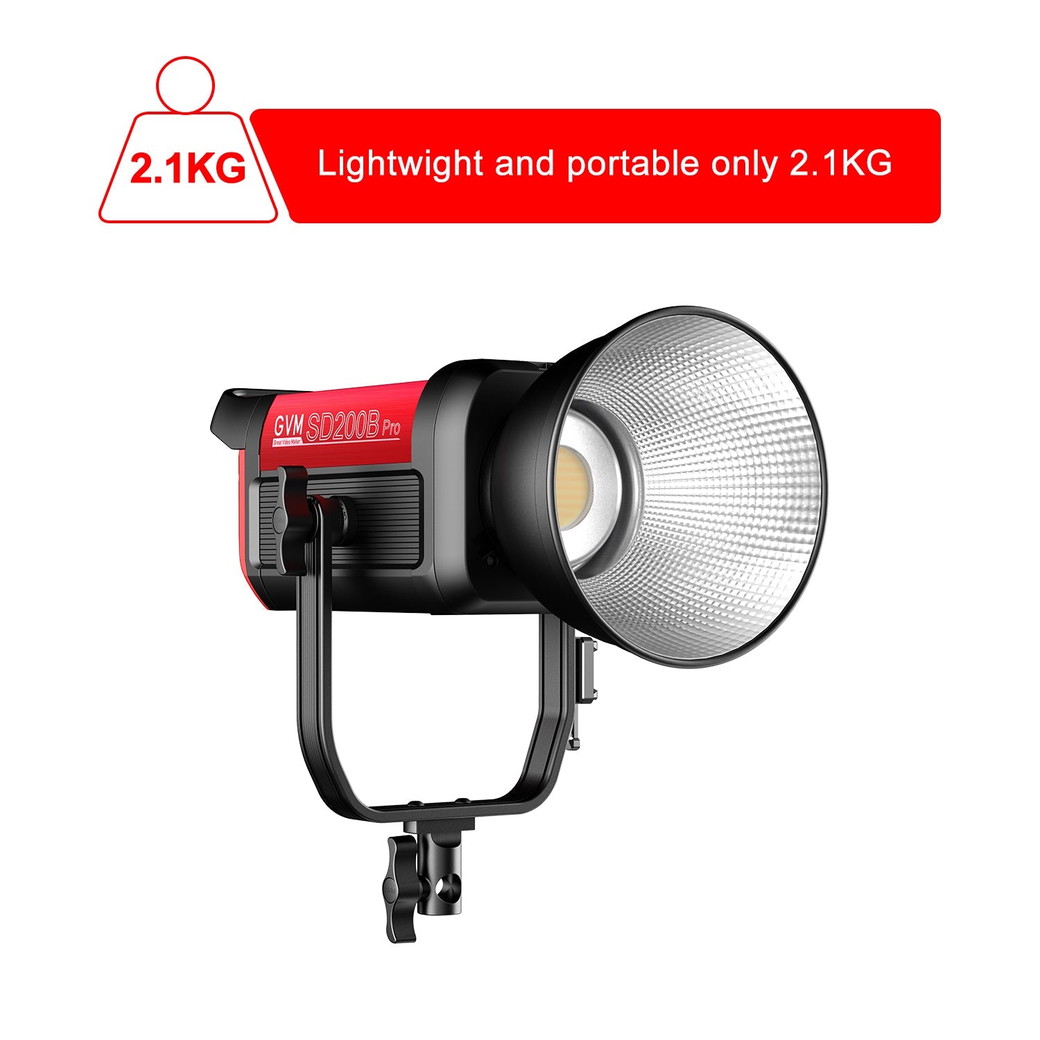 GVM PRO - SD200B 200W Bi - Color Mesh Bluetooth Monolight - JIAN CHENG TECHNOLOGY INC.