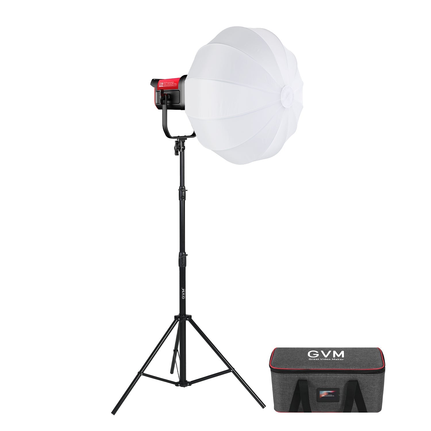 GVM PRO - SD300B 300W Bi - Color Monolight V - mount Mesh Bluetooth - JIAN CHENG TECHNOLOGY INC.