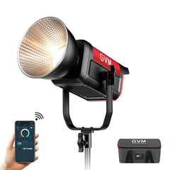 GVM PRO-SD400B 400W Bi-Color Monolight(V-mount && Mesh Bluetooth) - GVM