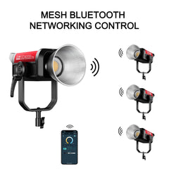 GVM PRO - SD400B 400W Waterproof Bi - Color Monolight(V - mount & Mesh Bluetooth) - JIAN CHENG TECHNOLOGY INC.