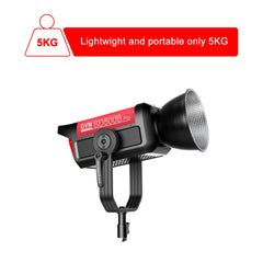 GVM PRO - SD500B 500W Waterproof Bi - Color Monolight(V - mount & Mesh Bluetooth) - JIAN CHENG TECHNOLOGY INC.