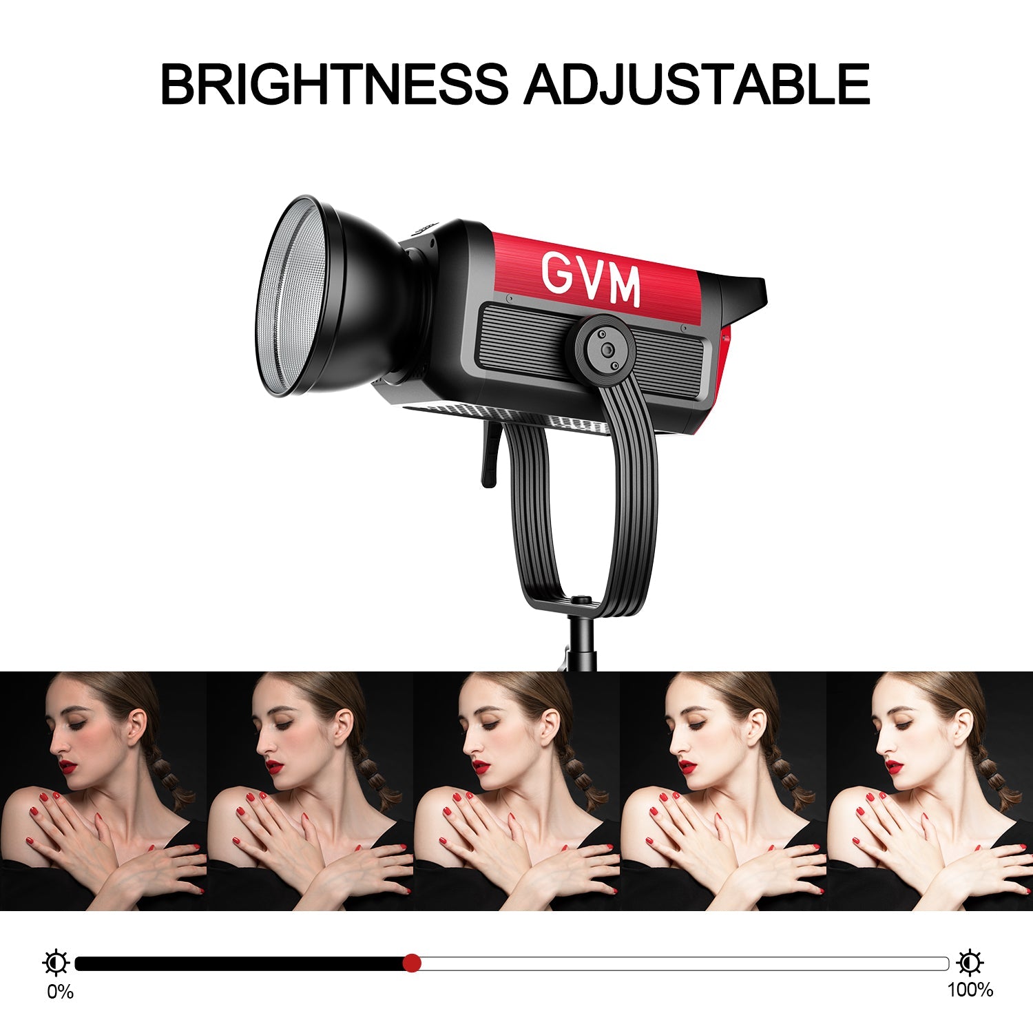 GVM PRO - SD650B 650W Waterproof Bi - Color Monolight(V - mount & Mesh Bluetooth) - JIAN CHENG TECHNOLOGY INC.