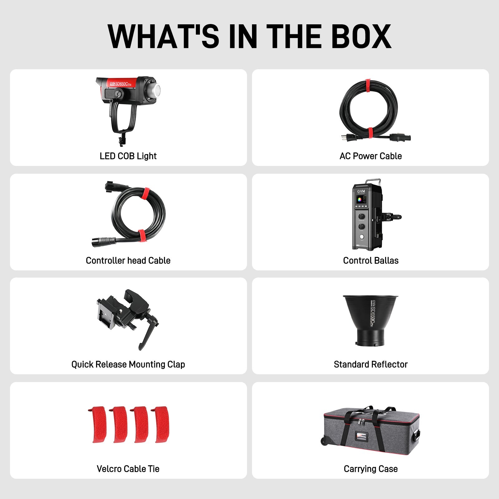 GVM PRO SD650C 650W High Power RGB&Bi - Color Monolight - JIAN CHENG TECHNOLOGY INC.