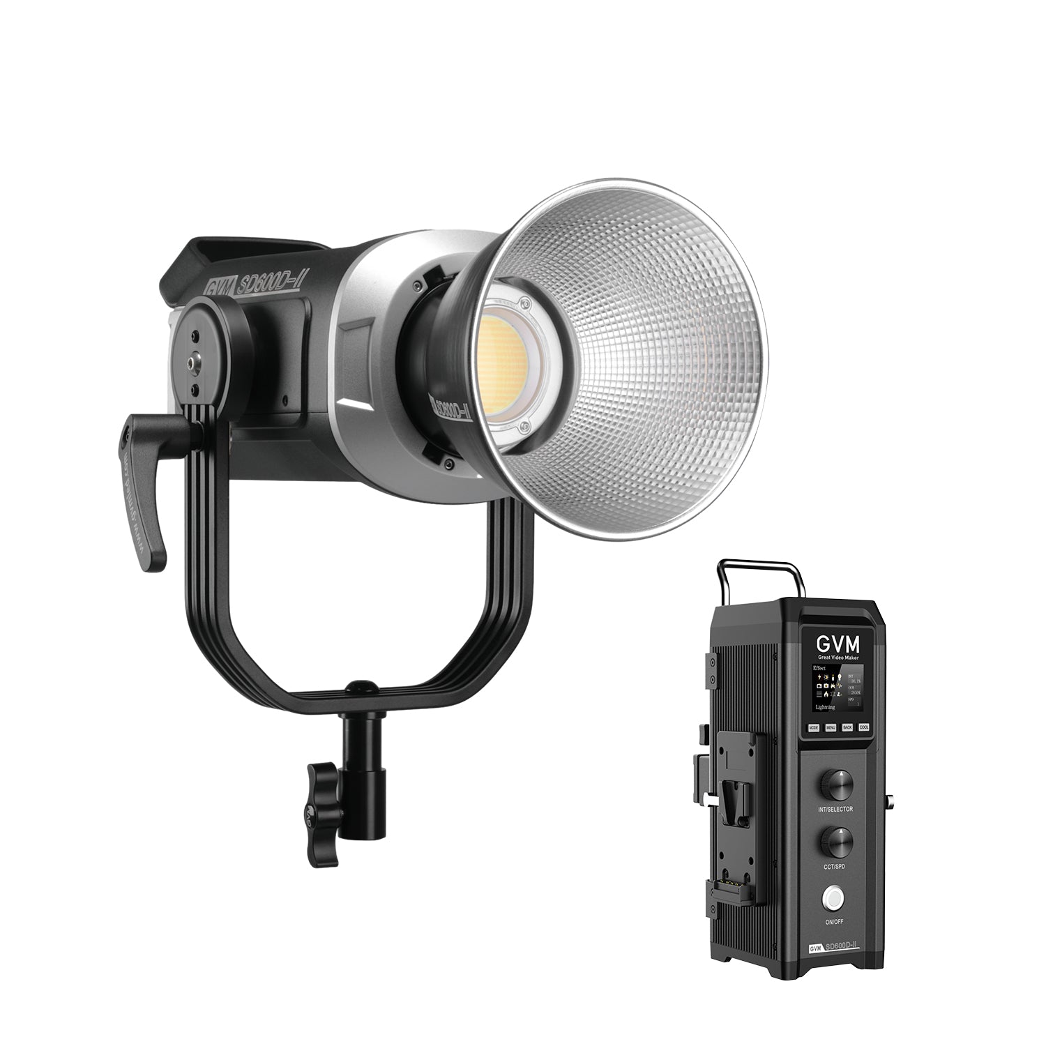 GVM SD600D - II 600W Upgraded Bi - Color LED Video Light - GVM