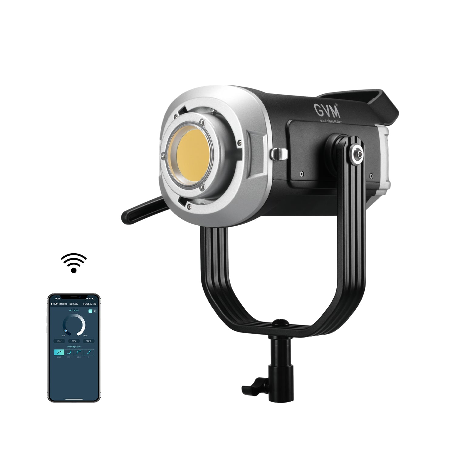 GVM SD600S - II 600W Upgraded Daylight LED Video Light - GVM