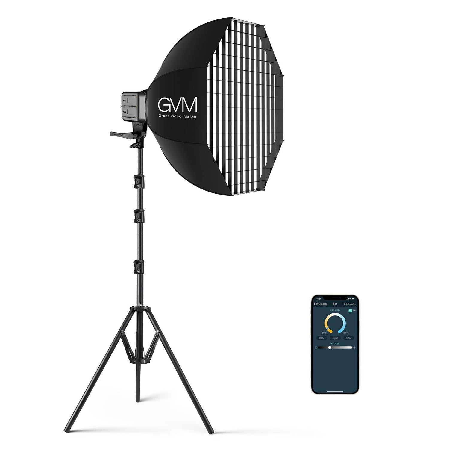 GVM SD80D 80w Bi - Color Spotlight - GVM