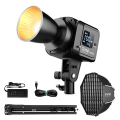 GVM SD80D 80w Bi-Color Spotlight Daylight with Softbox - GVM