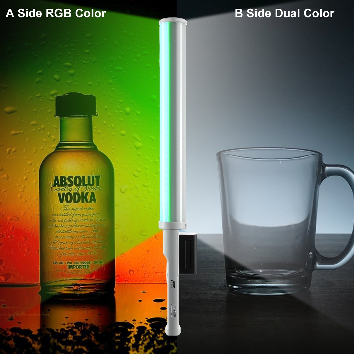 GVM - T20R 20W High Power RGB & Bi - Color Wand Light - JIAN CHENG TECHNOLOGY INC.