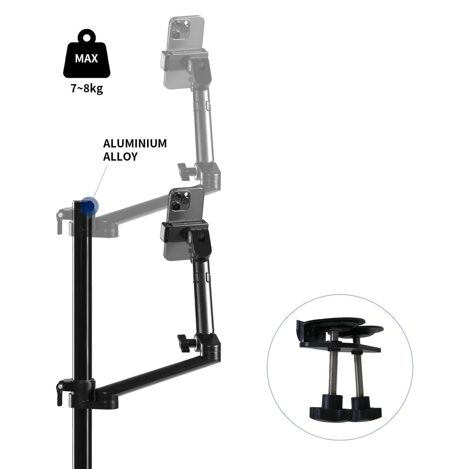 GVM - ZJ - Z1 Floor - standing Mobile Live Streaming Stand - GVM