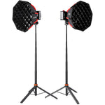 GVM CL100B Portable Bi-Color LED Monolight (2-Light Kit) - GVM