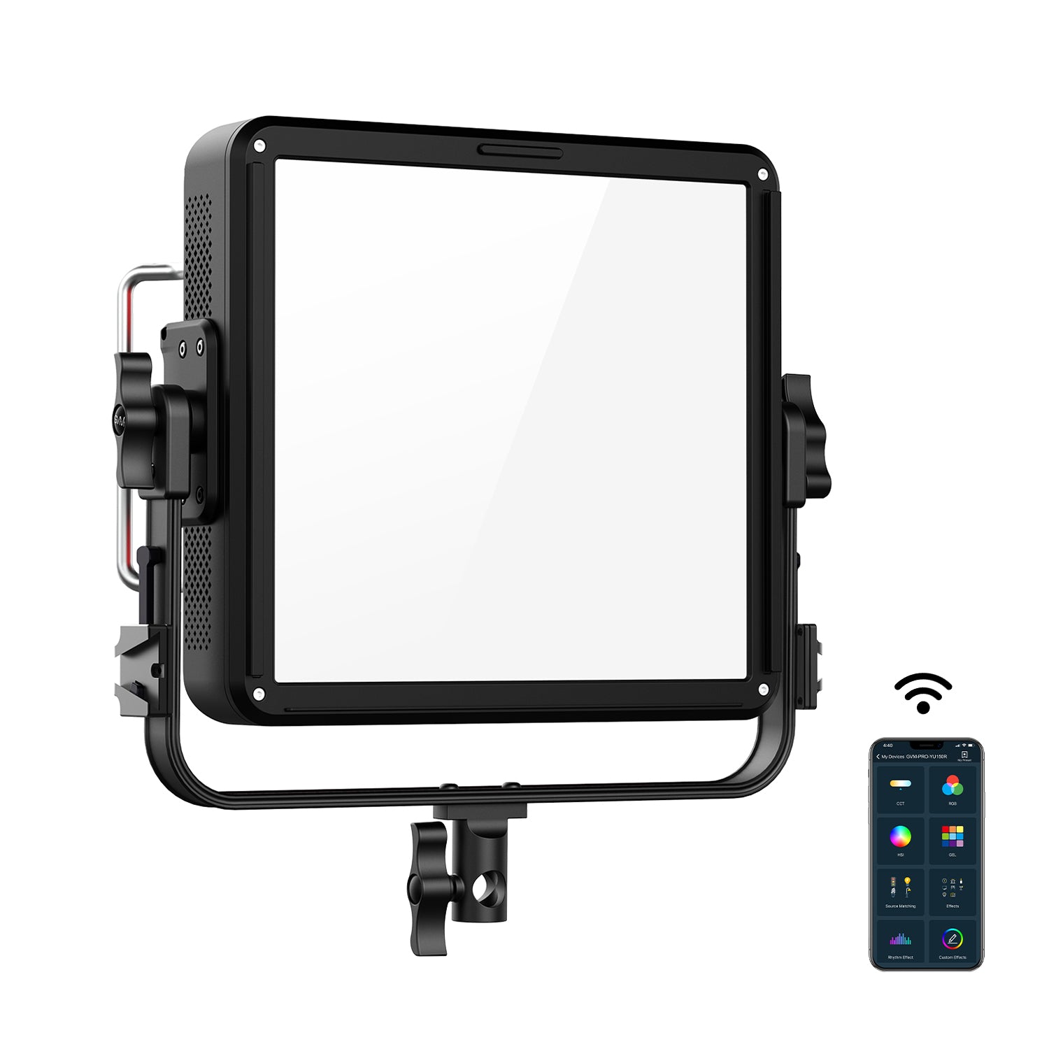 GVM YU150R PRO Led Video Lights Panel Rgb And Bi-Color Studio Light - GVMLED