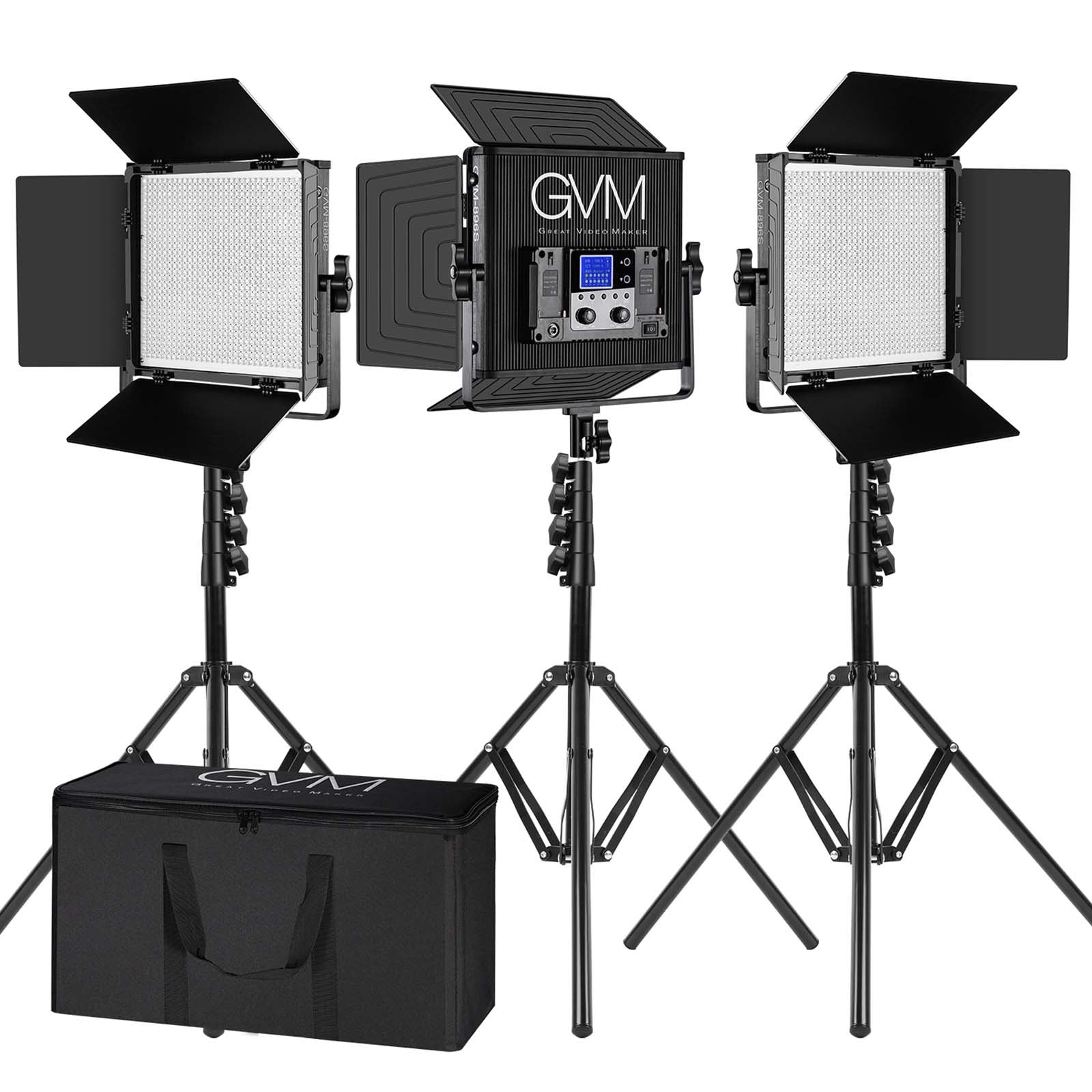 GVM-896S 50W High Beam High Brightness Bi-Color LED VIdeo Soft Light - GVMLED