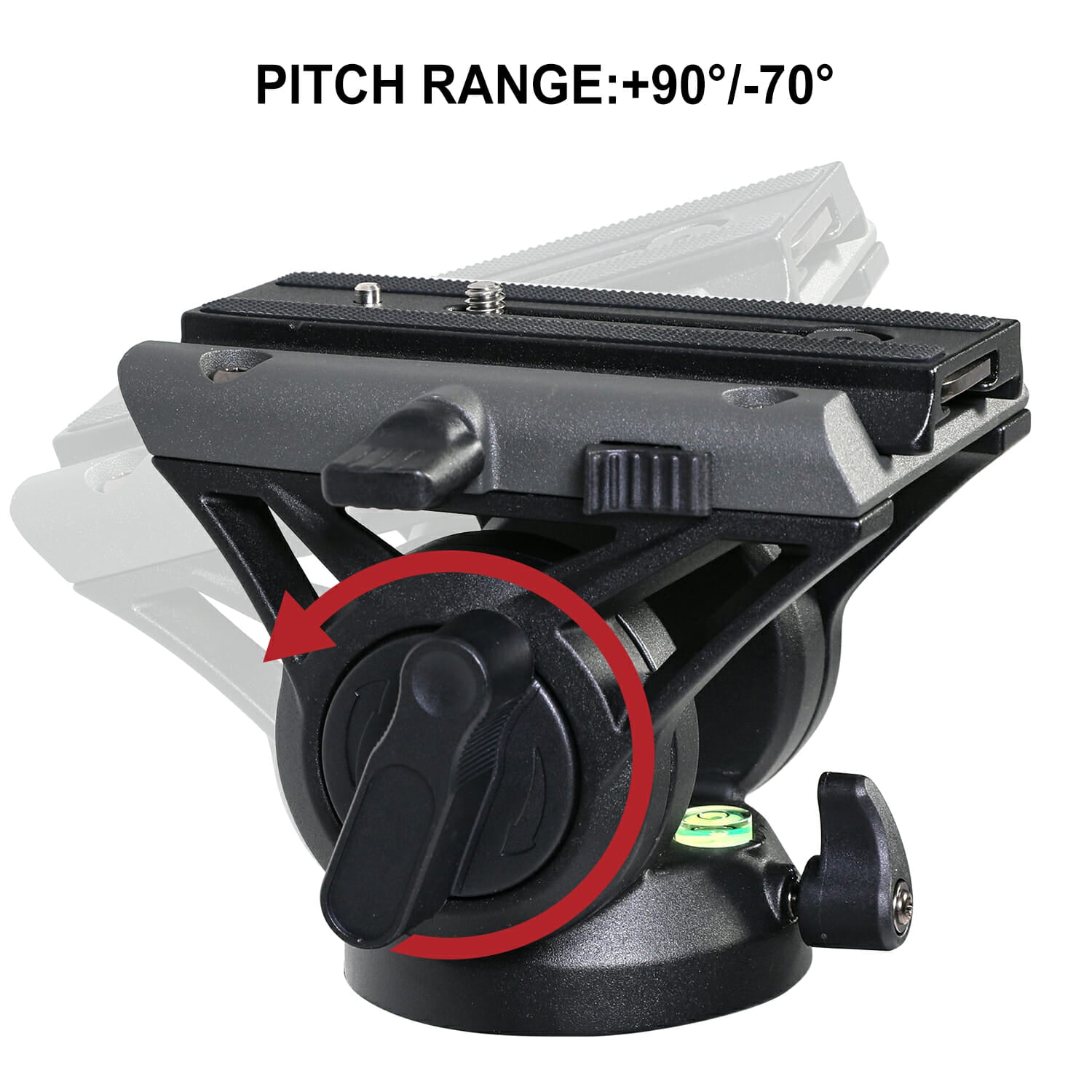 GVM Aluminum Camera Video Tripod DX16 with Fluid Head System - GVMLED