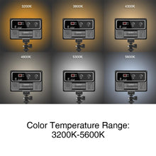 Load image into Gallery viewer, GVM-10S Bi Color Professional Video on Camera Video Light with Control Knob - GVMLED
