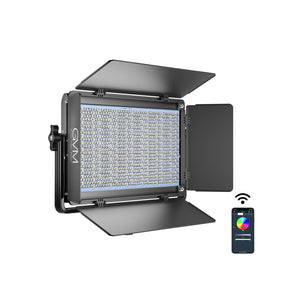 GVM-1500D 75W Powerful Bi-color and RGB Video Panel Light 2-Light-Kit - GVMLED