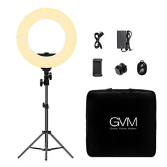 GVM-18S 55W High Power Bi-Color LED Ring Light Kit (18") - GVMLED