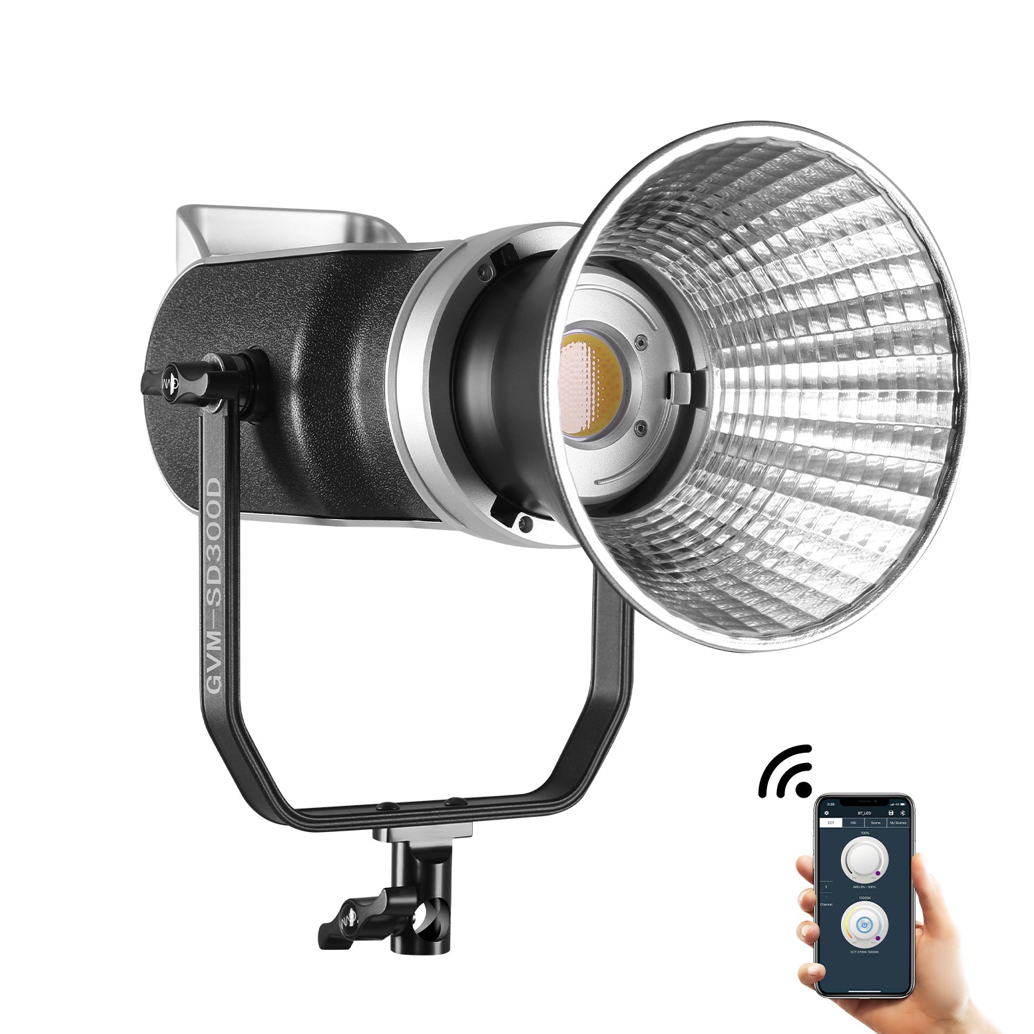 GVM 300W High Power Bi-Color LED Spotlight Light (BOGO) - GVMLED