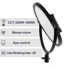 GVM 30W Soft Light Bi-Color LED Key Light 2 lights kit(10") - GVMLED