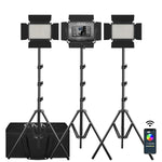 GVM 680rs rgb led studio video light kit - GVMLED