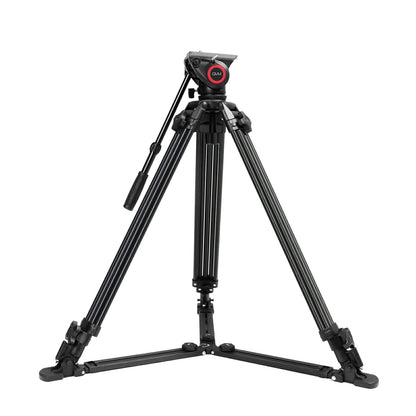 GVM 7017D Aluminum Video Tripod with Fluid Head System - GVMLED