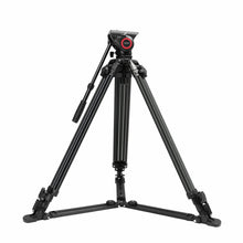 Load image into Gallery viewer, GVM 7017D Aluminum Video Tripod with Fluid Head System - GVMLED
