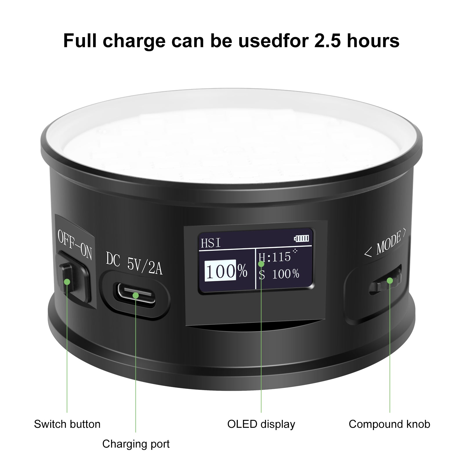 GVM 7SM Mini Double-Sided RGB & LED Video Light On-Camera Light - GVMLED