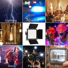 GVM-800D 40W Bi-color and RGB Video Panel Light With Softbox - GVMLED