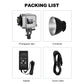 GVM 80w Spoltlight silver Daylight Can use Battery(BOGO)(add 2 lights to cart) - GVMLED