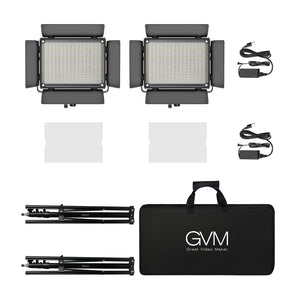 GVM 880RS RGB LED Studio Video Light Kit - GVMLED