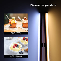 GVM BD45R Bi-Color RGB LED Light Wand 2-Light Kit (48") - GVMLED