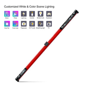 GVM BD45R RGB & Bi-color Colorful stick light - GVMLED
