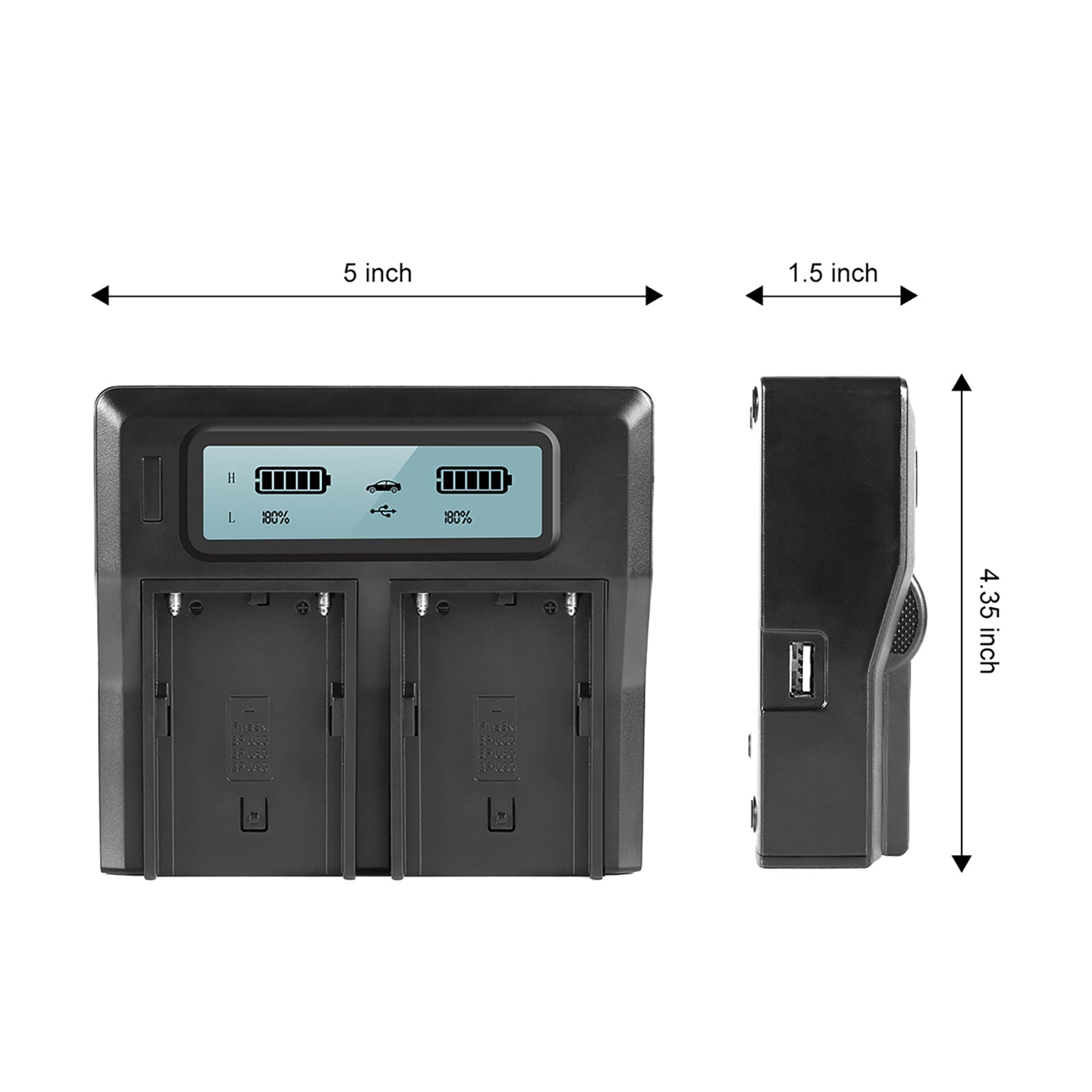 GVM BP-U65 5600mAh Battery with Charger for Sony PMW / PXW Series Cameras - GVMLED