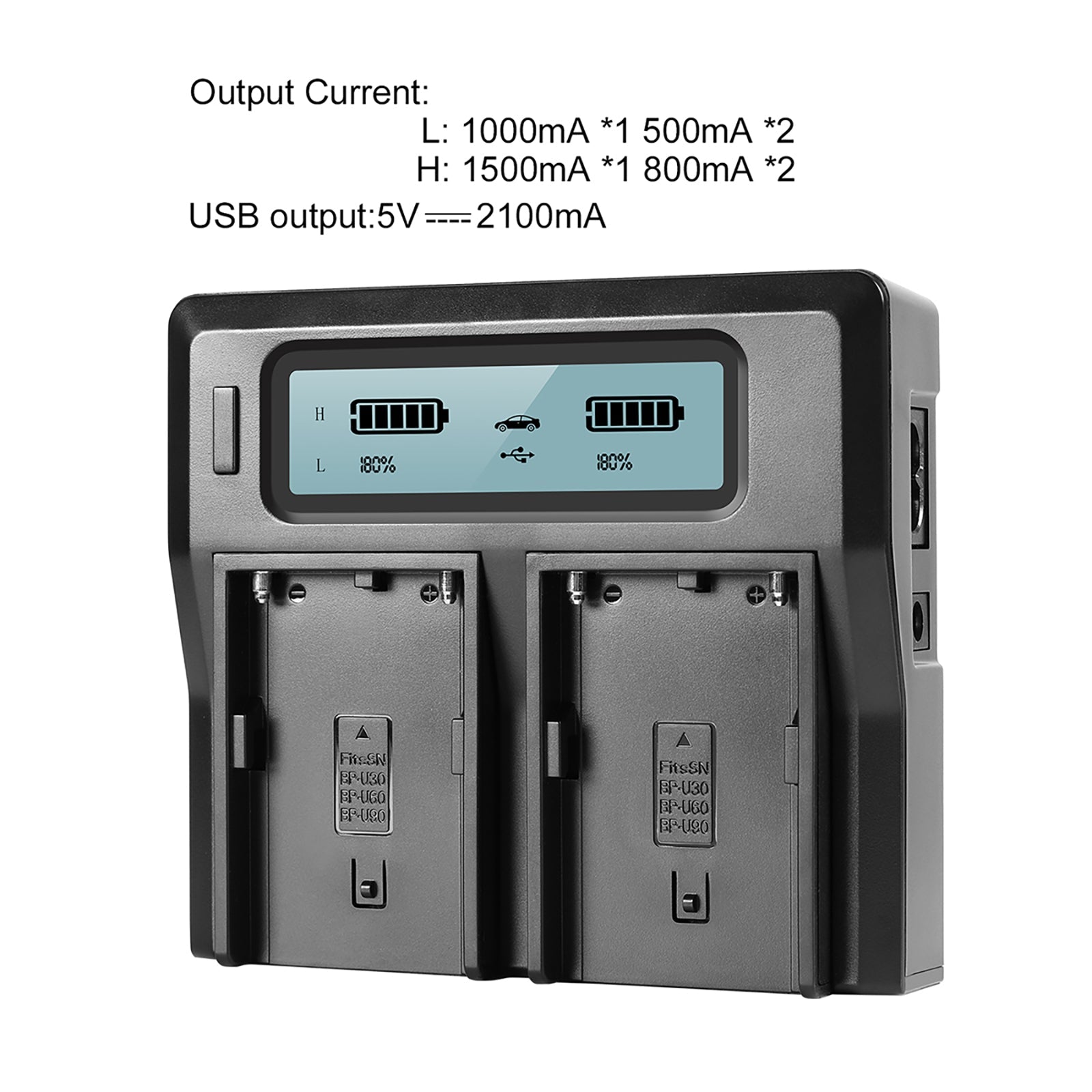 GVM BP-U65 5600mAh Battery with Charger for Sony PMW / PXW Series Cameras - GVMLED
