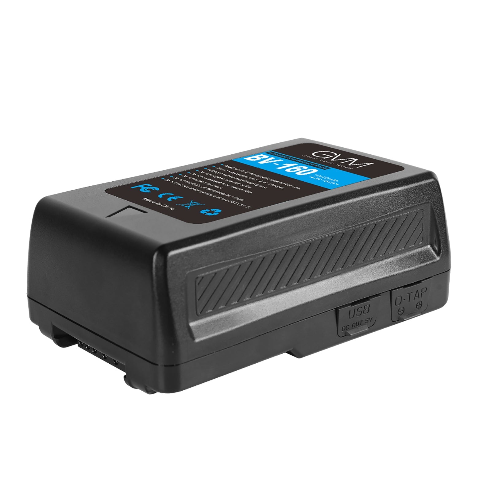 GVM BV-160 Battery both D-Tap and DC outputs - GVMLED