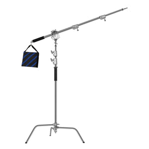 GVM C360 Turtle-Base C-Stand & Grip Arm Kit (10.5') - GVMLED