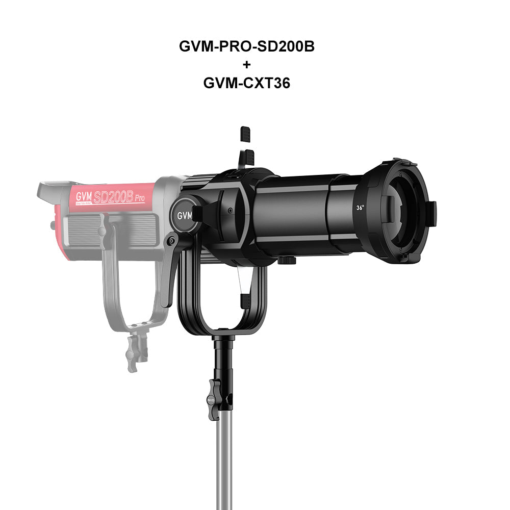 GVM CXT36 Spot lens For Power 300W or less Monolight - GVMLED