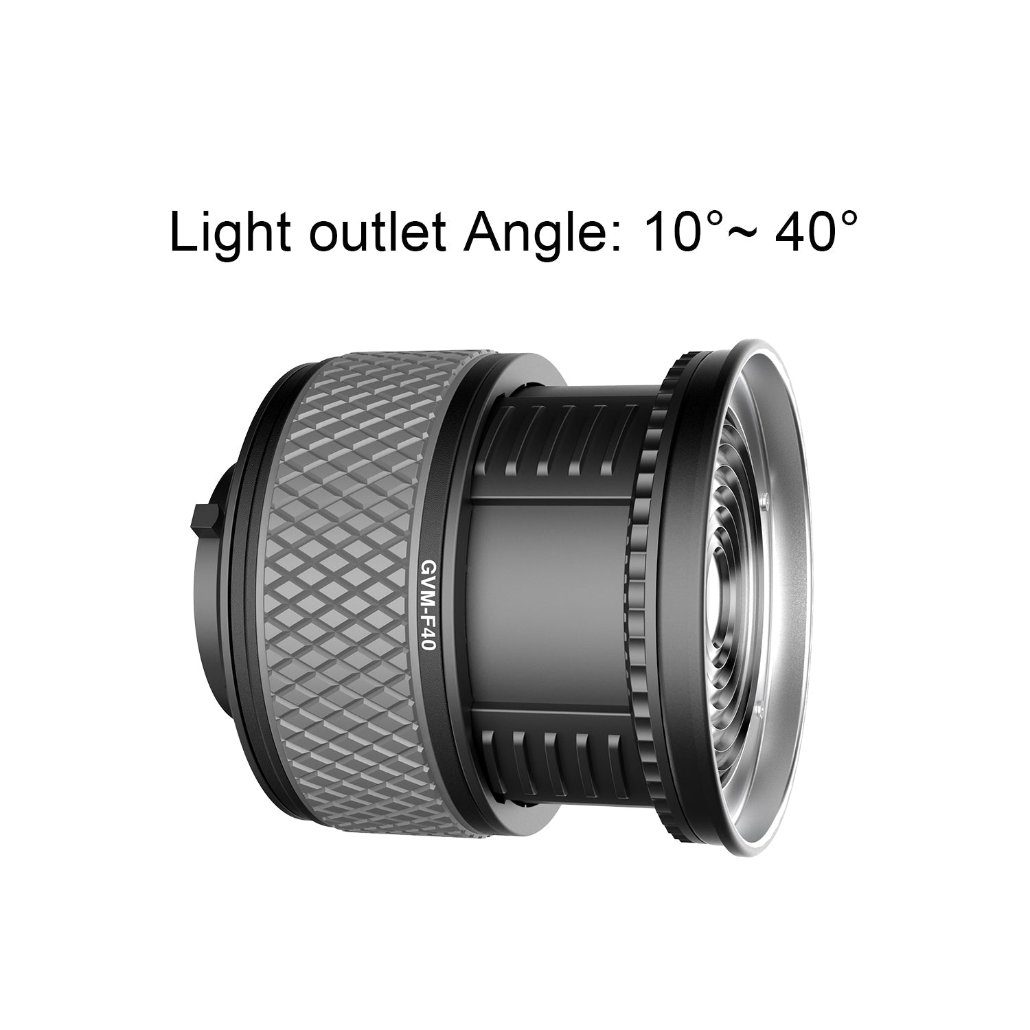 GVM F40 Fresnel Attachment for LED Light Spotlight - GVMLED