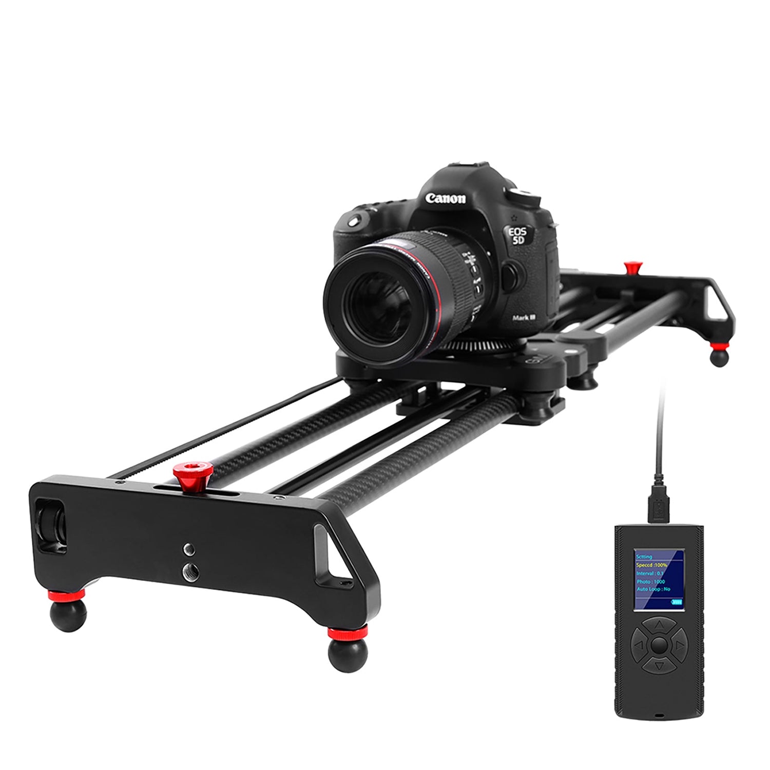 GVM GR-80QD Professional Video Carbon Fiber Motorized Camera Slider (32