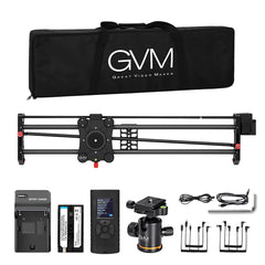 GVM GR-80QD Professional Video Carbon Fiber Motorized Camera Slider (32") - GVMLED