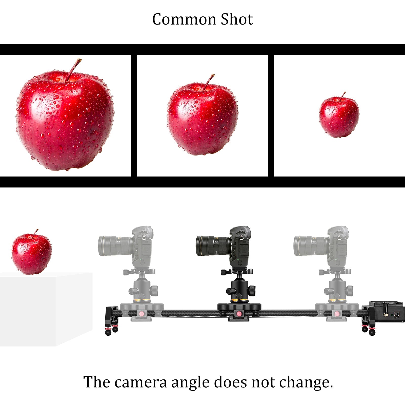 GVM GT-80WD Wireless Carbon Fiber Motorized Camera Slider - GVMLED