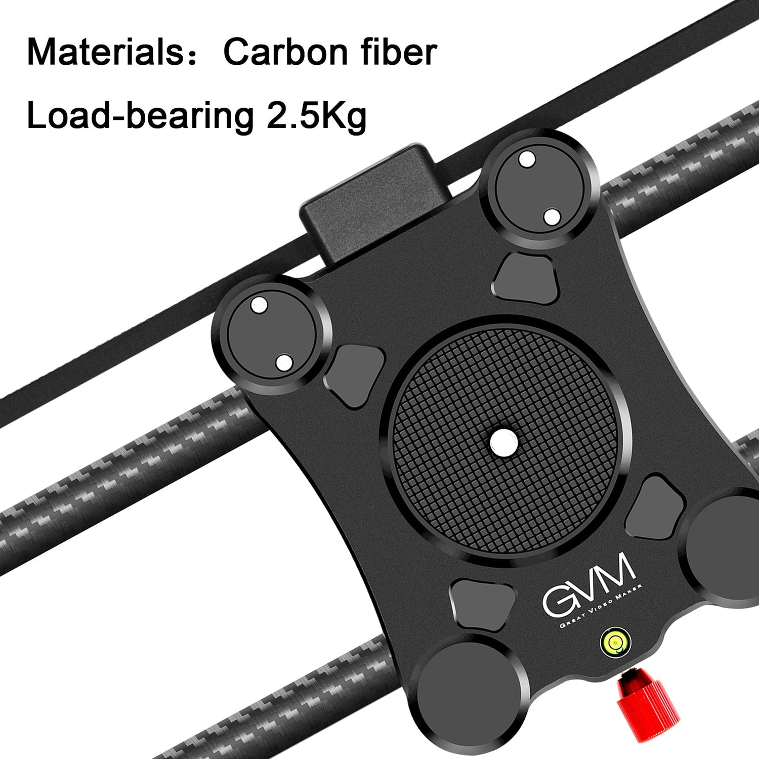 GVM GT-80WD Wireless Carbon Fiber Motorized Camera Slider - GVMLED