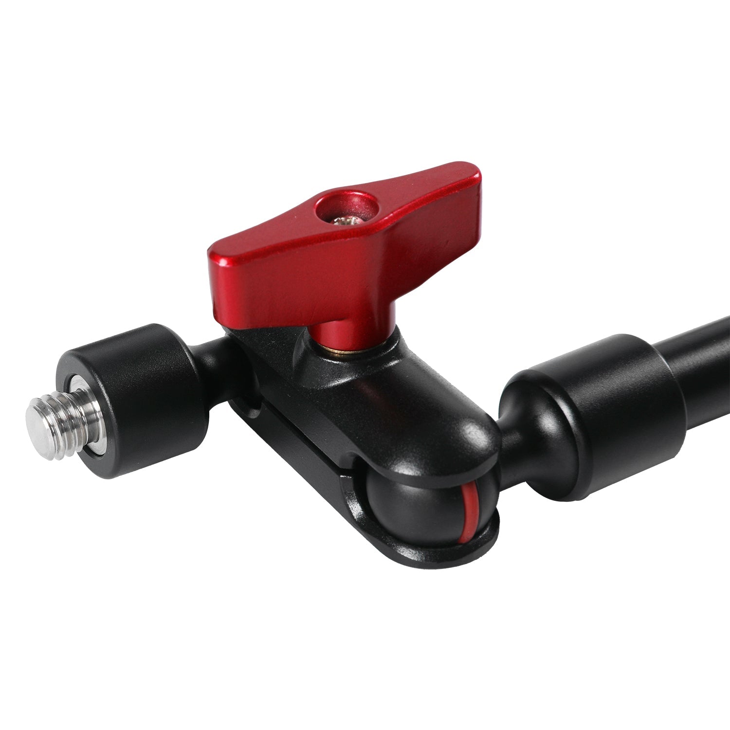 GVM Heavy-Duty Dual 31" 3 Section Articulating Magic Arms with 1/4'' Screw to 3/8'' Ball Heads - GVMLED