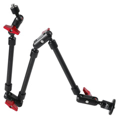 GVM Heavy-Duty Dual 31" 3 Section Articulating Magic Arms with 1/4'' Screw to 3/8'' Ball Heads - GVMLED