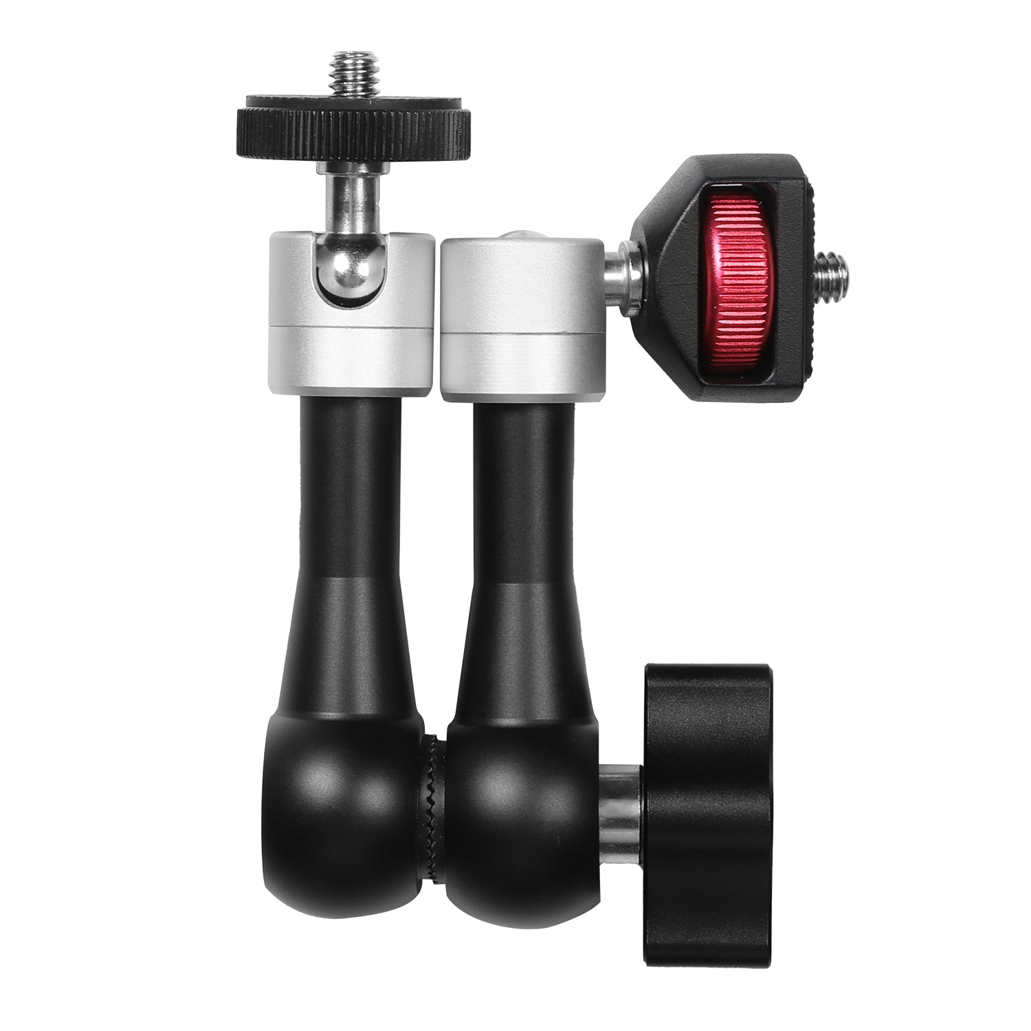 GVM Heavy-Duty Dual 7" Articulating Universal Magic Arm Grip with 1/4'' Ball Heads - GVMLED