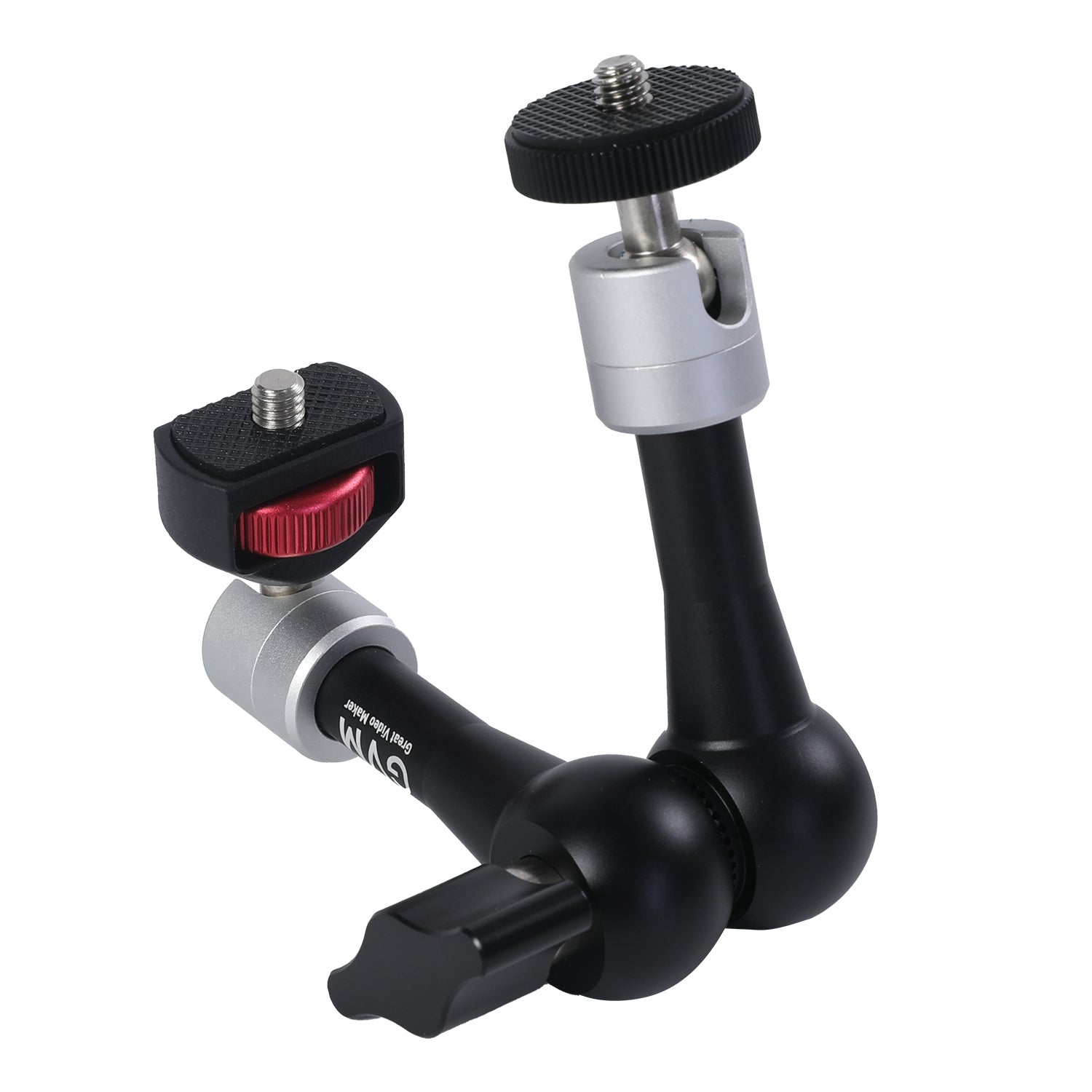 GVM Heavy-Duty Dual 7" Articulating Universal Magic Arm Grip with 1/4'' Ball Heads - GVMLED